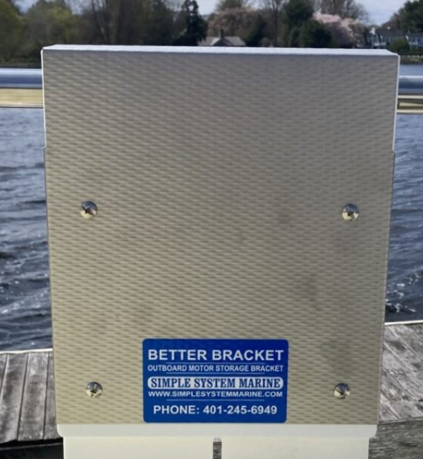 Atlas Bracket for 1-1/2" 1-1/4" and 1" Rail options to hold outboard motors up to 140 pounds